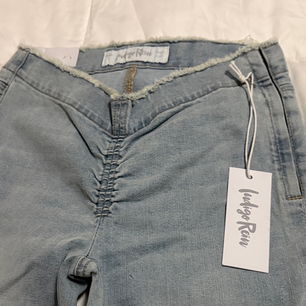 Indigo Rein Women's Denim Jeggings - Light Blue